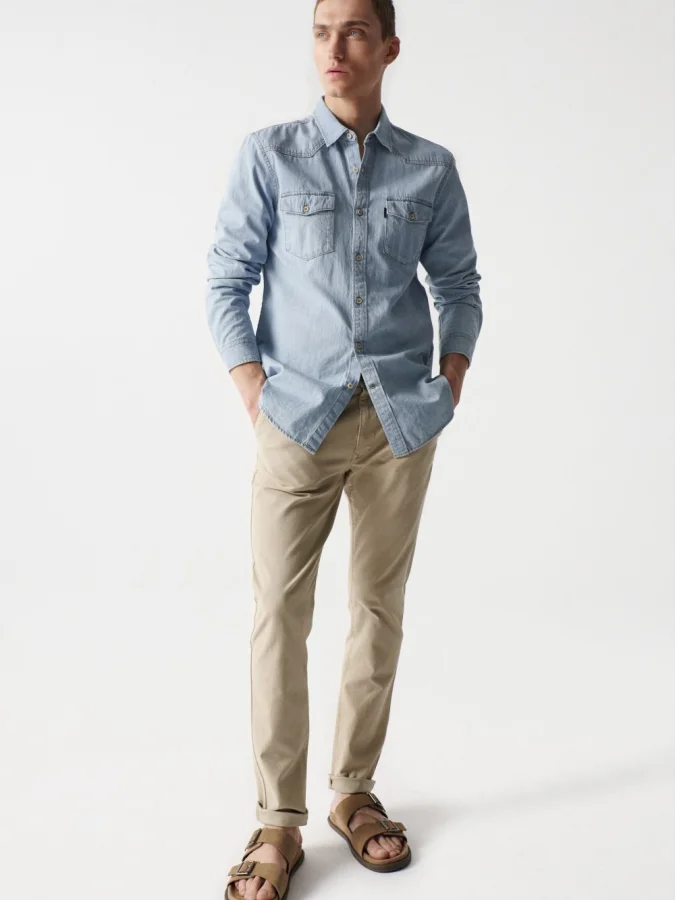 Salsa Jeans - SLIM BEIGE... 2