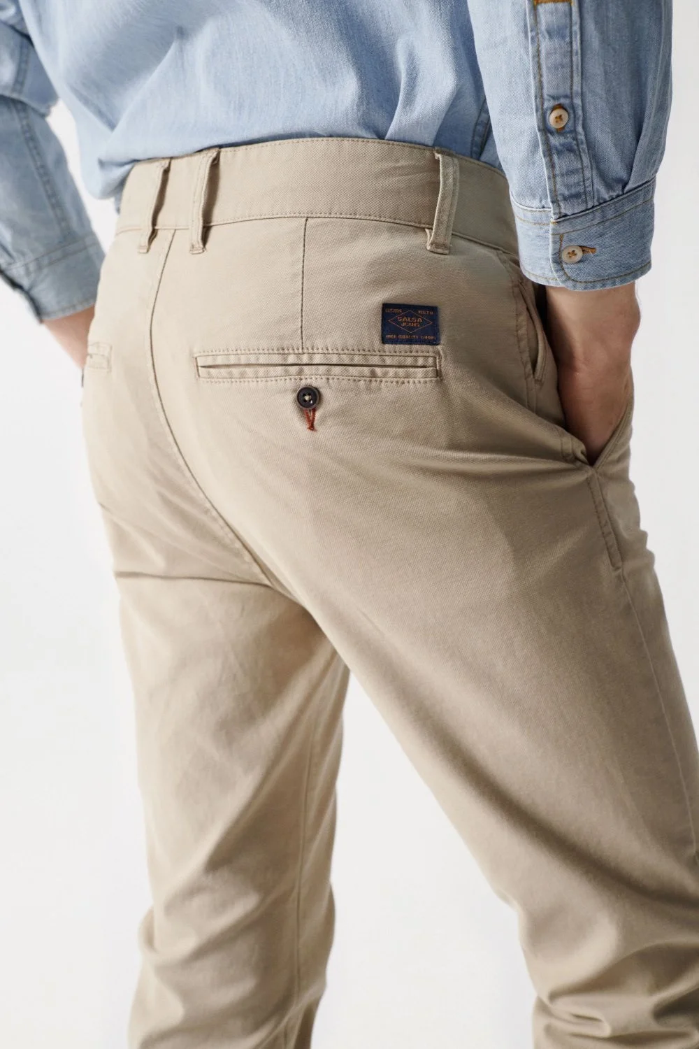 Salsa Jeans - SLIM BEIGE CHINO TROUSERS Salsa Jeans - SLIM BEIGE CHINO TROUSERS