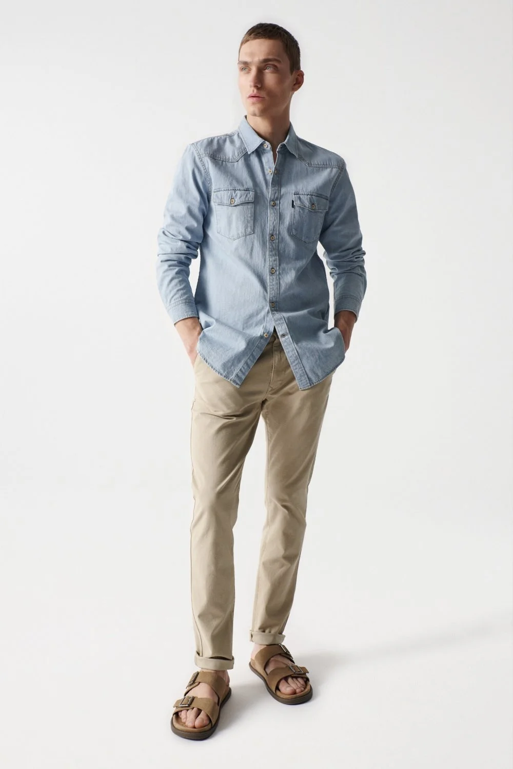 Salsa Jeans - SLIM BEIGE CHINO TROUSERS Salsa Jeans - SLIM BEIGE CHINO TROUSERS