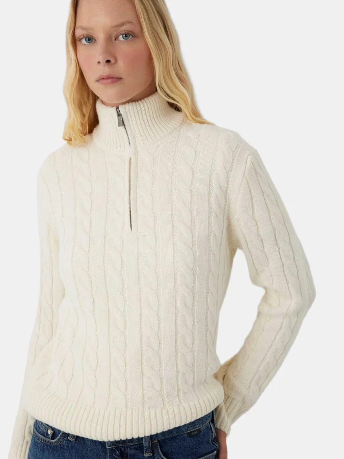 Mavi - HALF ZIP TRICOT 2