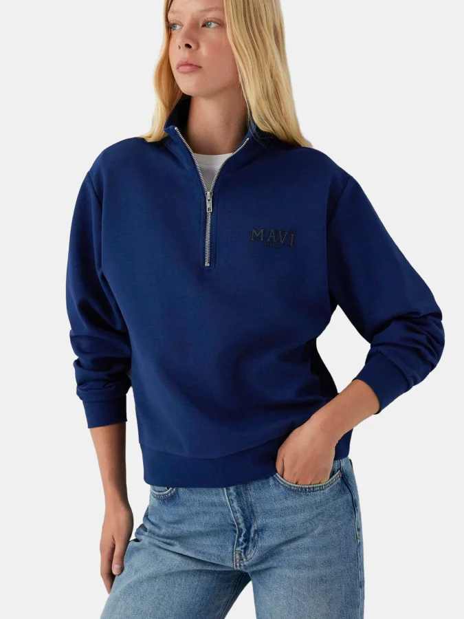 Mavi - HALF ZIP SWEATSHIRT 2