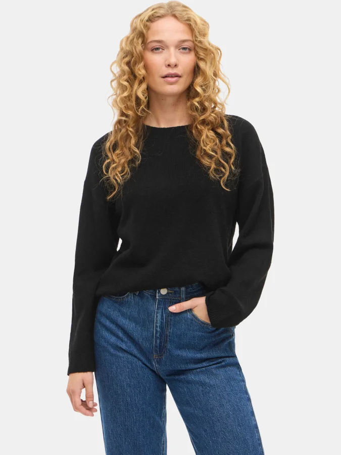 VILA - VILIGA L/S O-NECK...