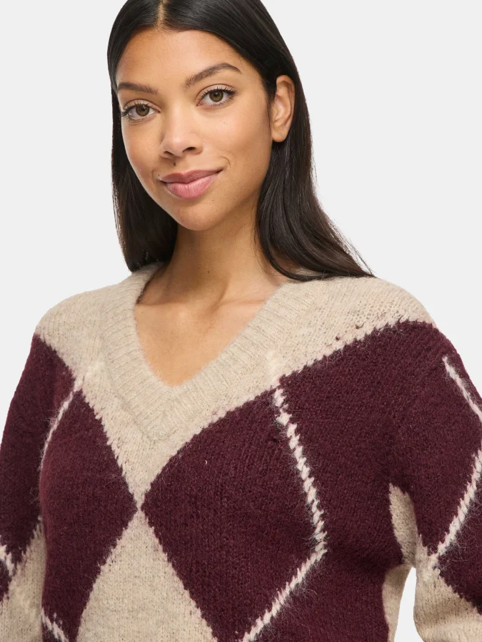 VILA - VITOLISE V-NECK L/S... 2
