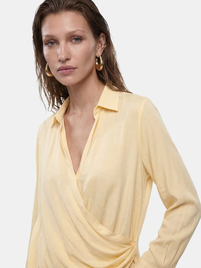 KOTON - Oversize Satin Shirt 2