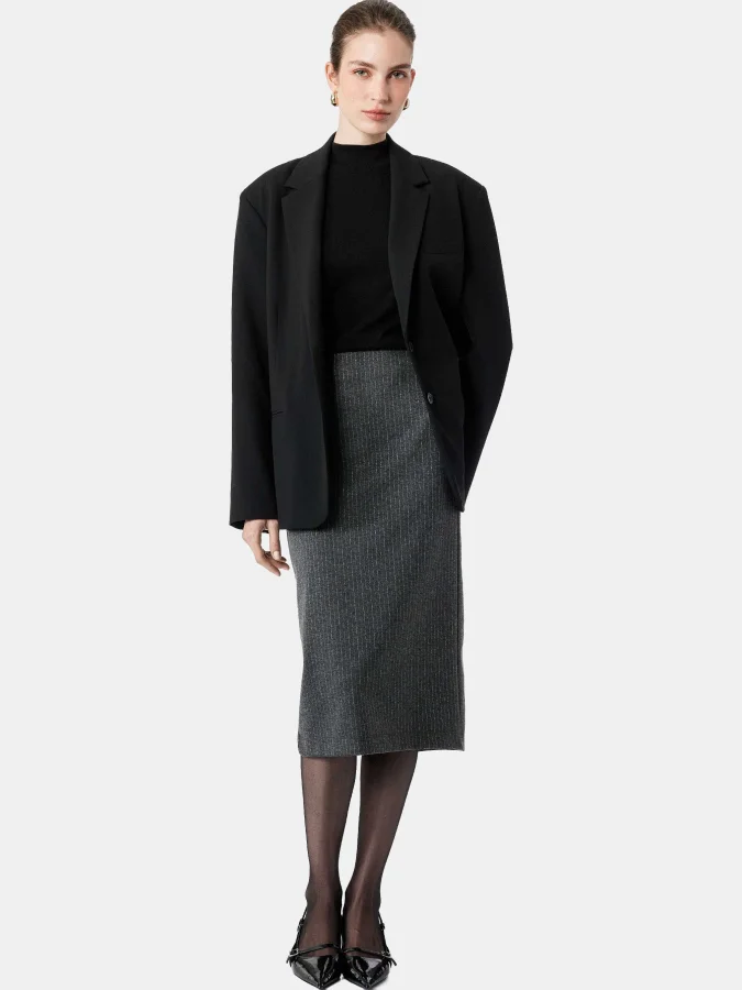 KOTON - Striped Pencil Skirt