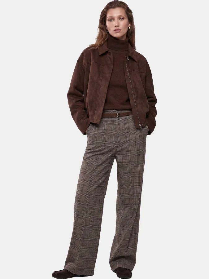 KOTON - Belted Checked Pants