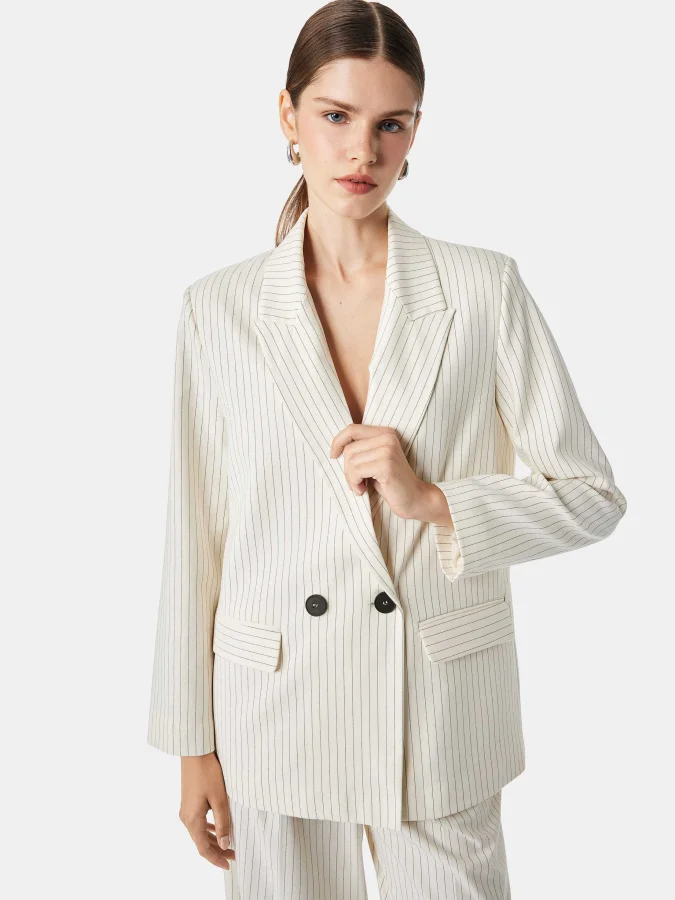 KOTON - Striped Blazer Jacket 2