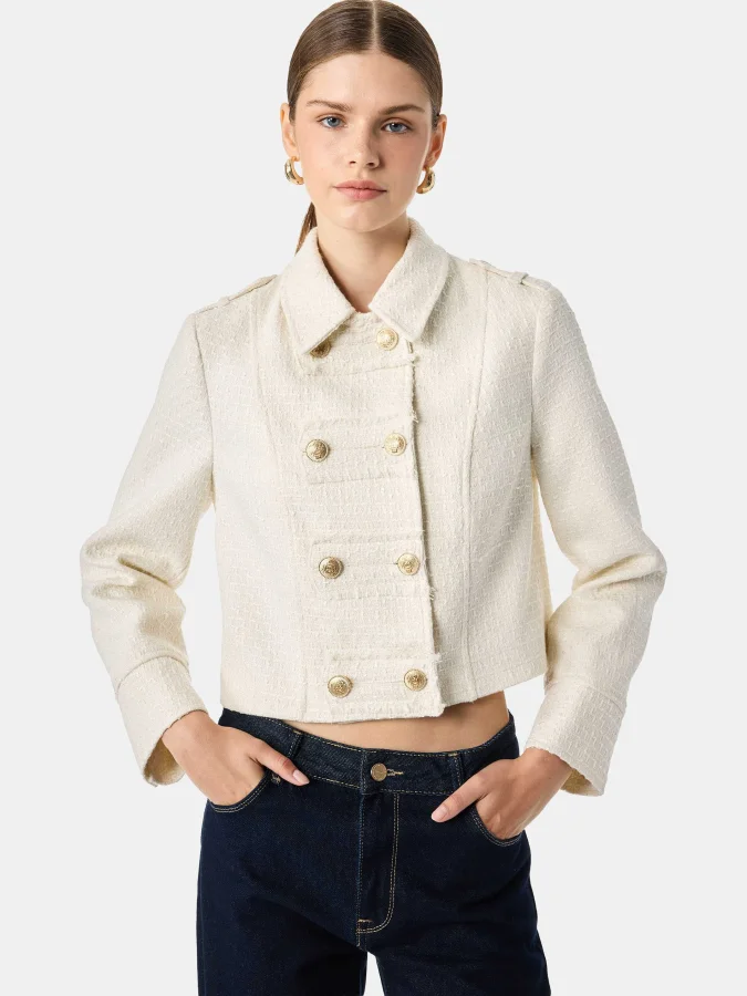 KOTON - Tweed Napoleon Jacket 2