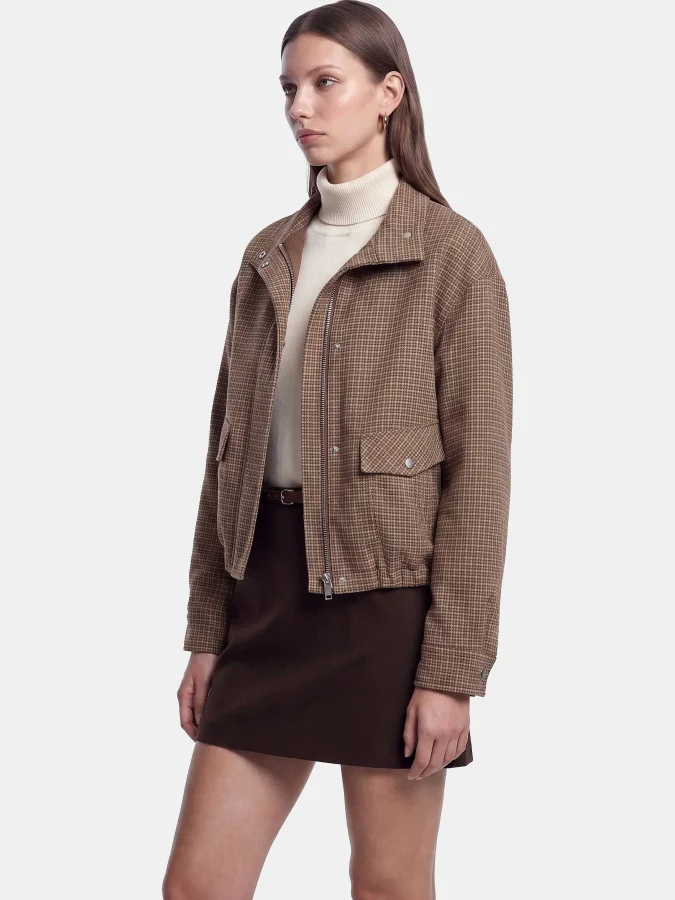KOTON - Plaid Bomber Jacket... 2