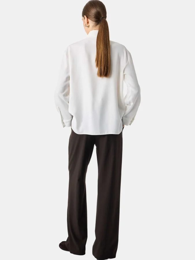 KOTON - Scarf Neck Crepe Shirt 2