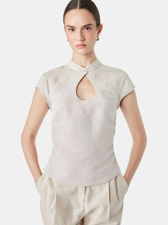 KOTON - Mandarin Collar...