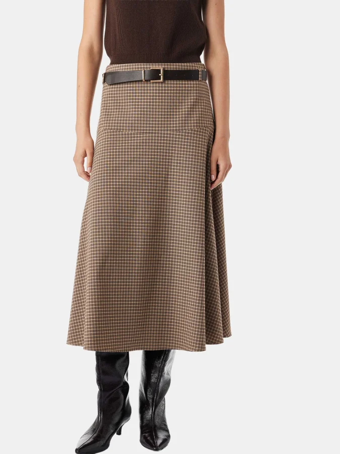 KOTON - Asymmetric Plaid...