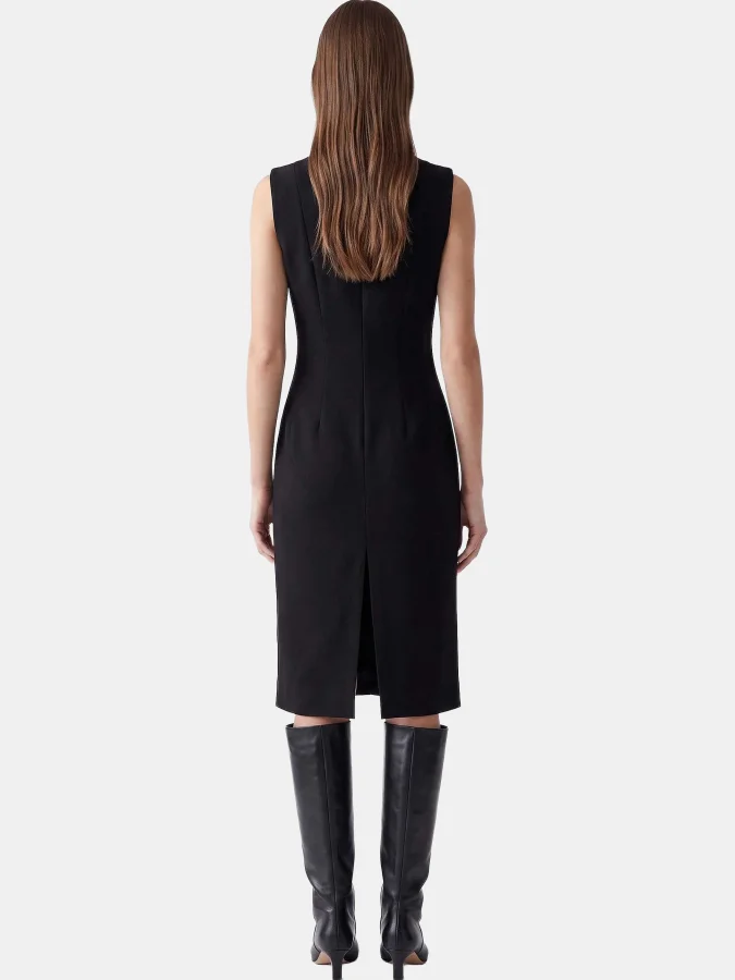 KOTON - Qipao Neck Midi Dress 2