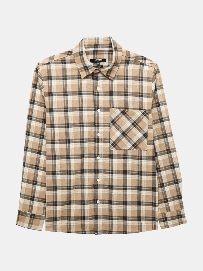 KOTON - Checked Plaid Shirt 2