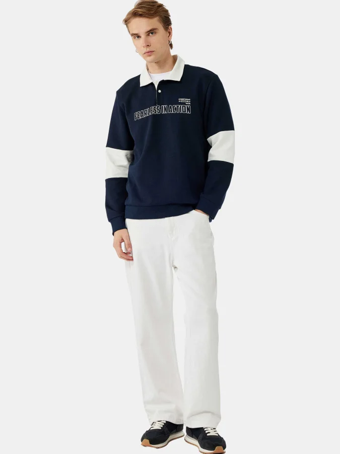 KOTON - Polo Neck Sweatshirt