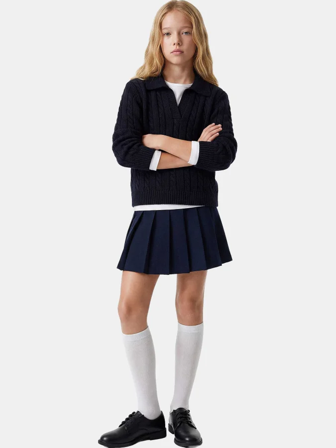 KOTON - Textured Knit Sweater 2