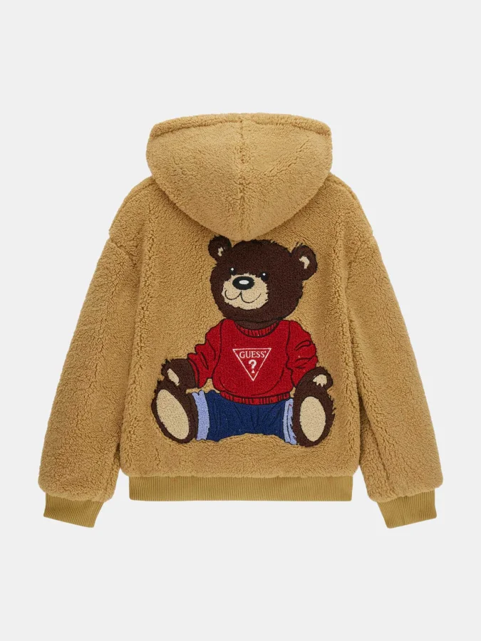 Guess - FAUX FUR HOODED LS... 2