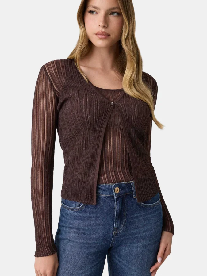 Guess - LS AUDREY SHEER...