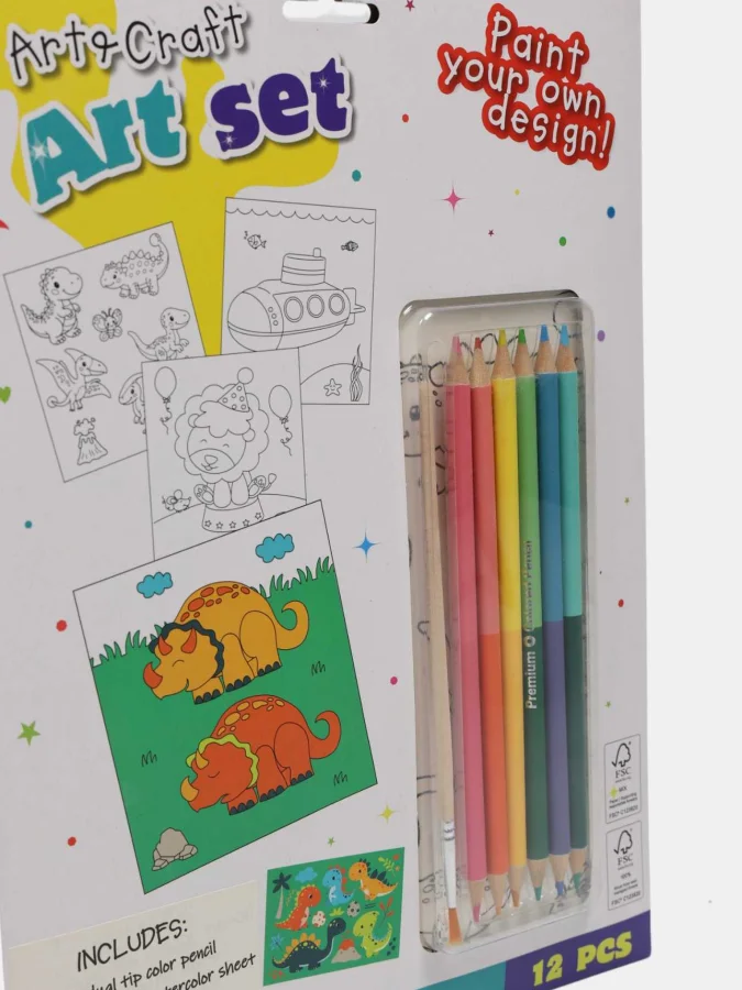 koopman - Coloring set, 12 pcs 2