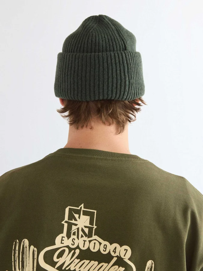 Wrangler - RIBBED WOOL BEANIE 2