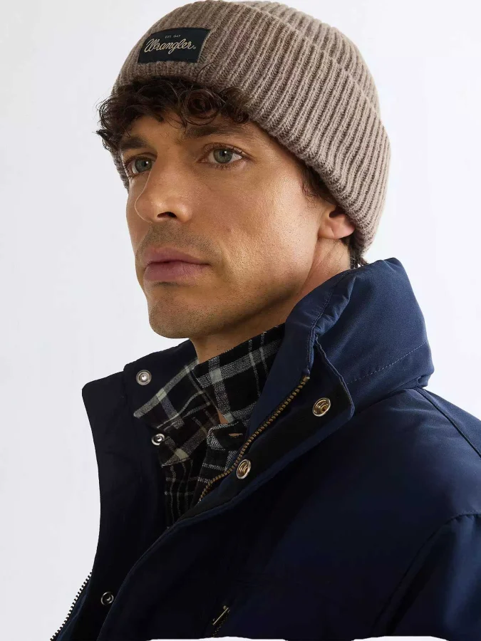Wrangler - RIBBED WOOL BEANIE 2