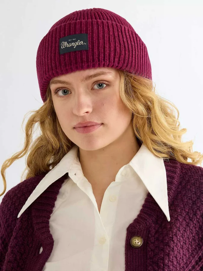 Wrangler - RIBBED WOOL BEANIE