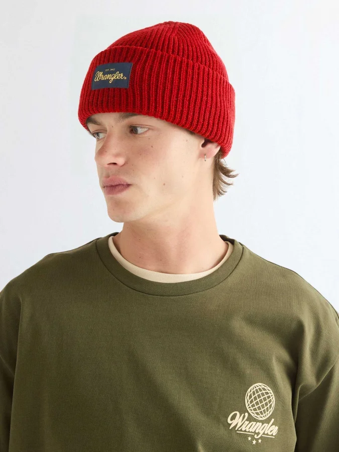 Wrangler - RIBBED WOOL BEANIE