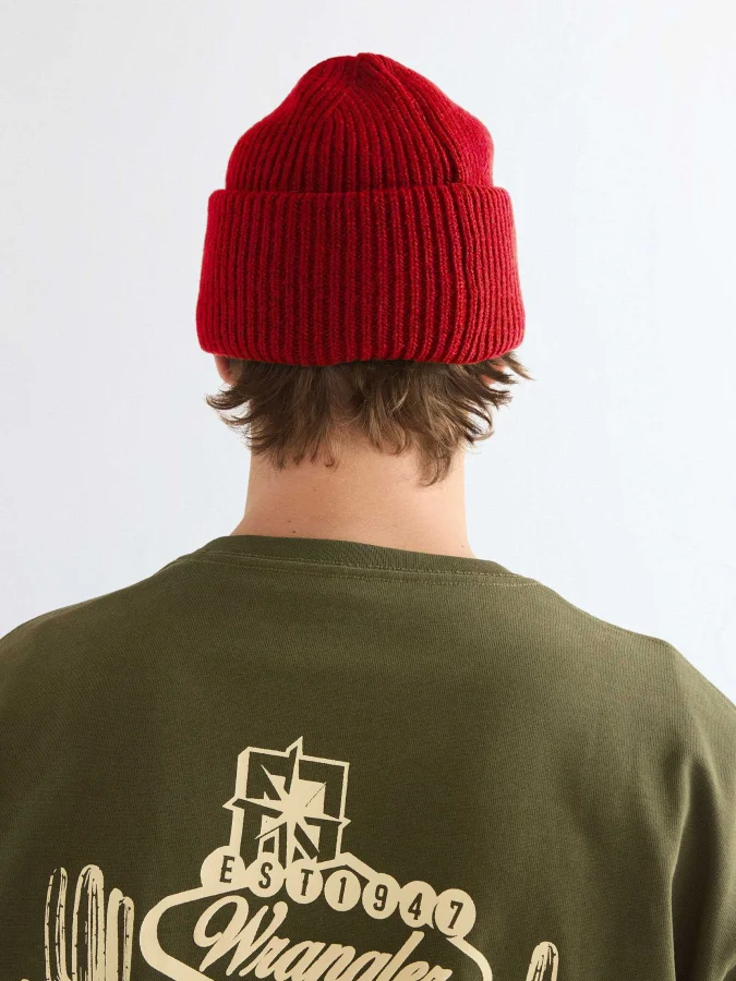 Wrangler - RIBBED WOOL BEANIE 2