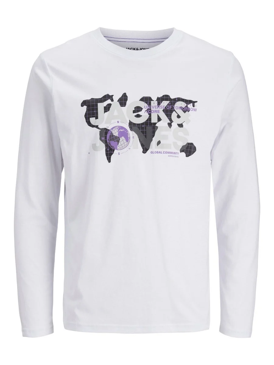 Jack & Jones - JCODUST TEE LS CREW NECK Jack & Jones - JCODUST TEE LS CREW NECK