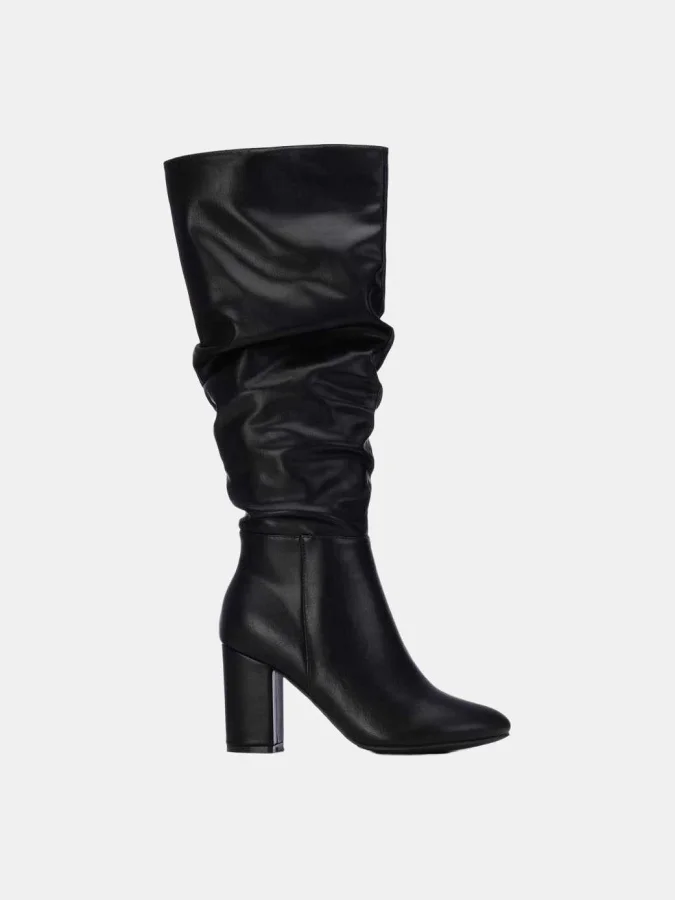 XTI - BLACK PU LADIES BOOTS