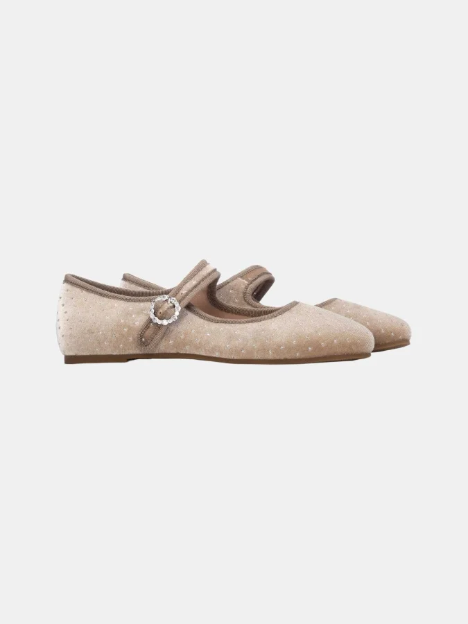 XTI - BEIGE TEXTILE KIDS SHOES 2