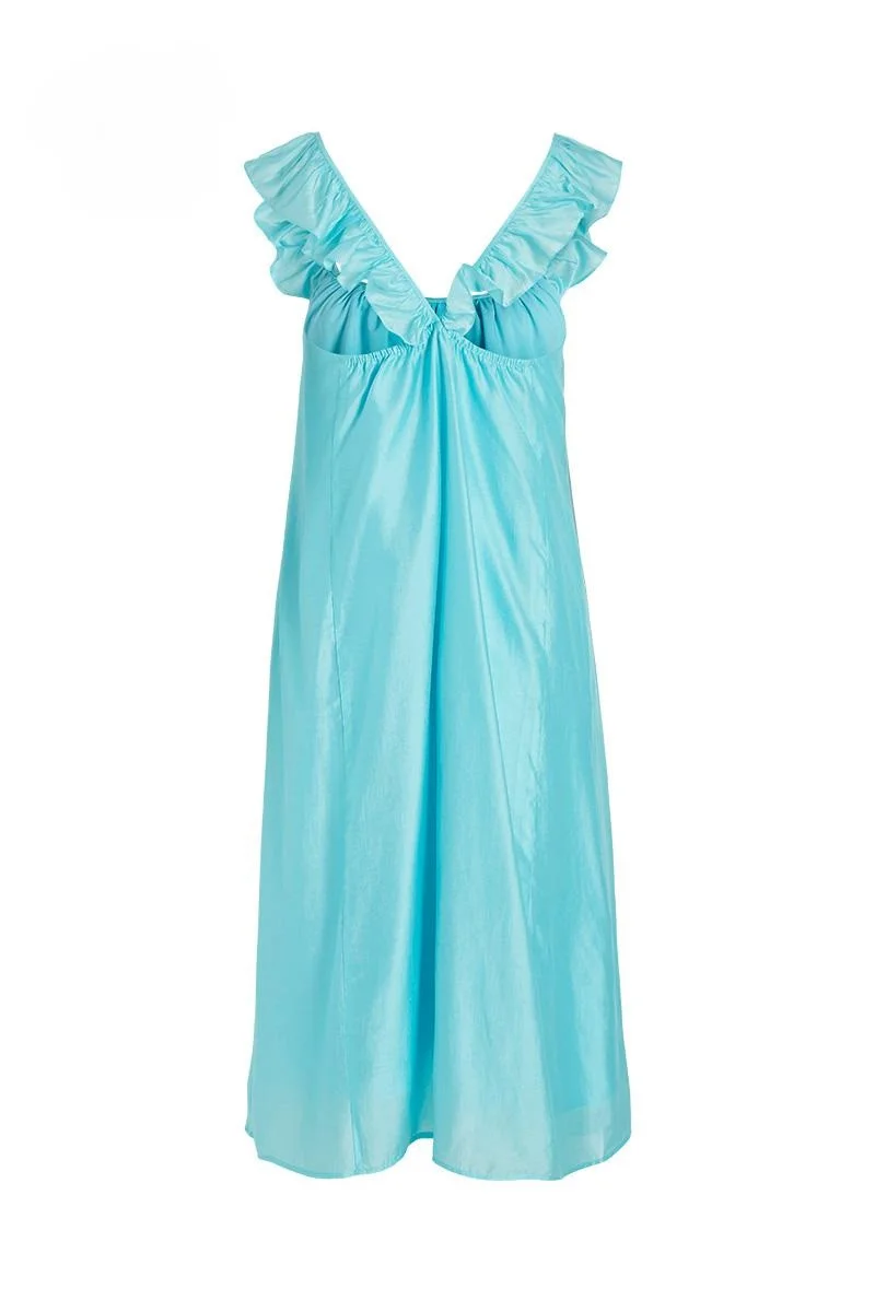 VILA - VIMIKKA S/L MIDI DRESS/SU VILA - VIMIKKA S/L MIDI DRESS/SU