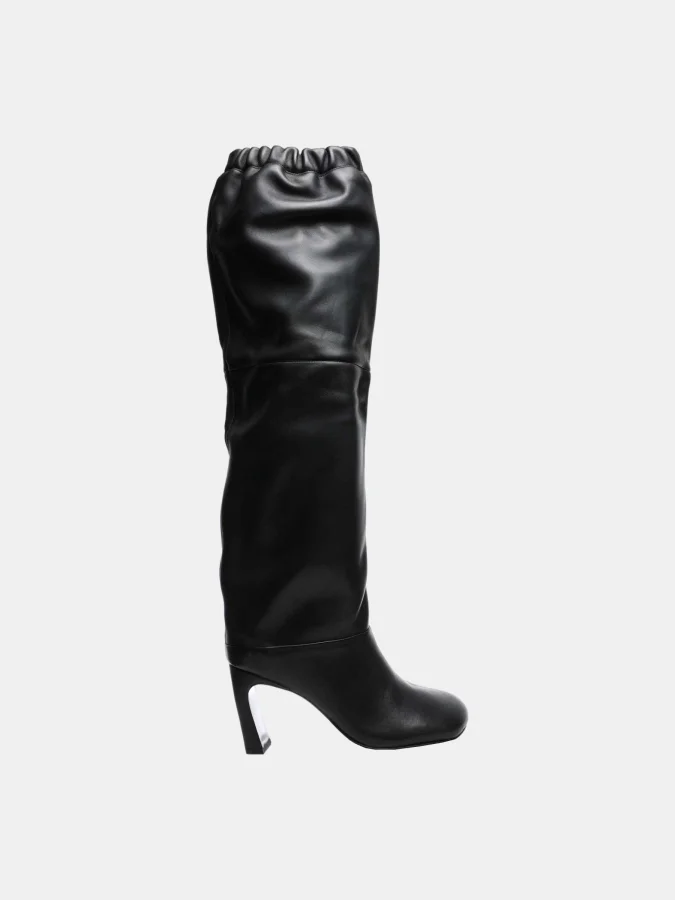 Ash - GARMENT LEATHER BLACK