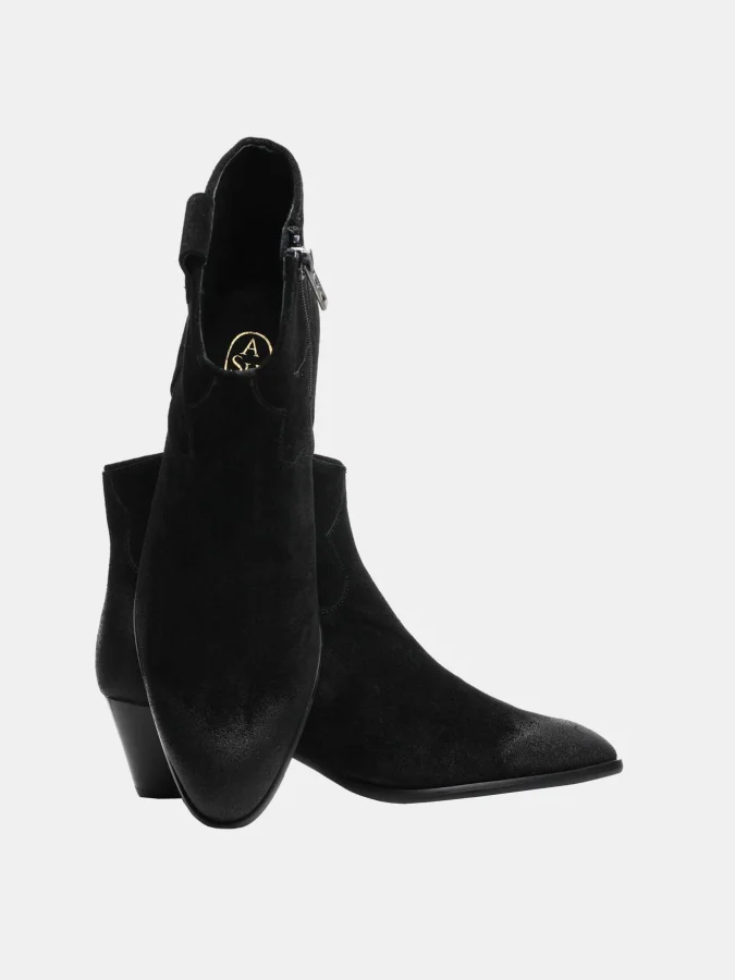 Ash - SUEDE VELOURS BLACK 2
