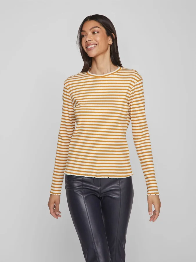 VILA - VITHESSA O-NECK L/S...