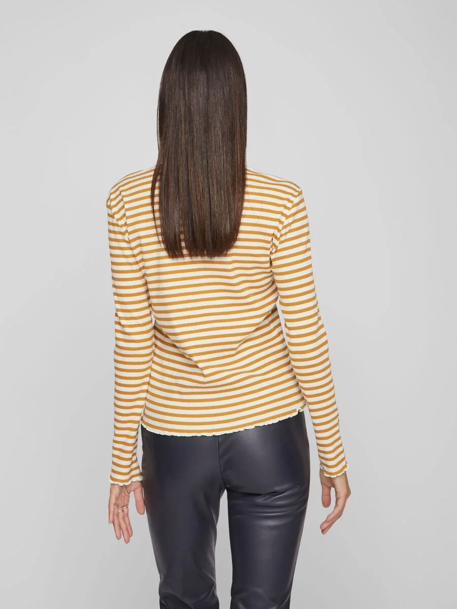 VILA - VITHESSA O-NECK L/S TOP - NOOS VILA - VITHESSA O-NECK L/S TOP - NOOS