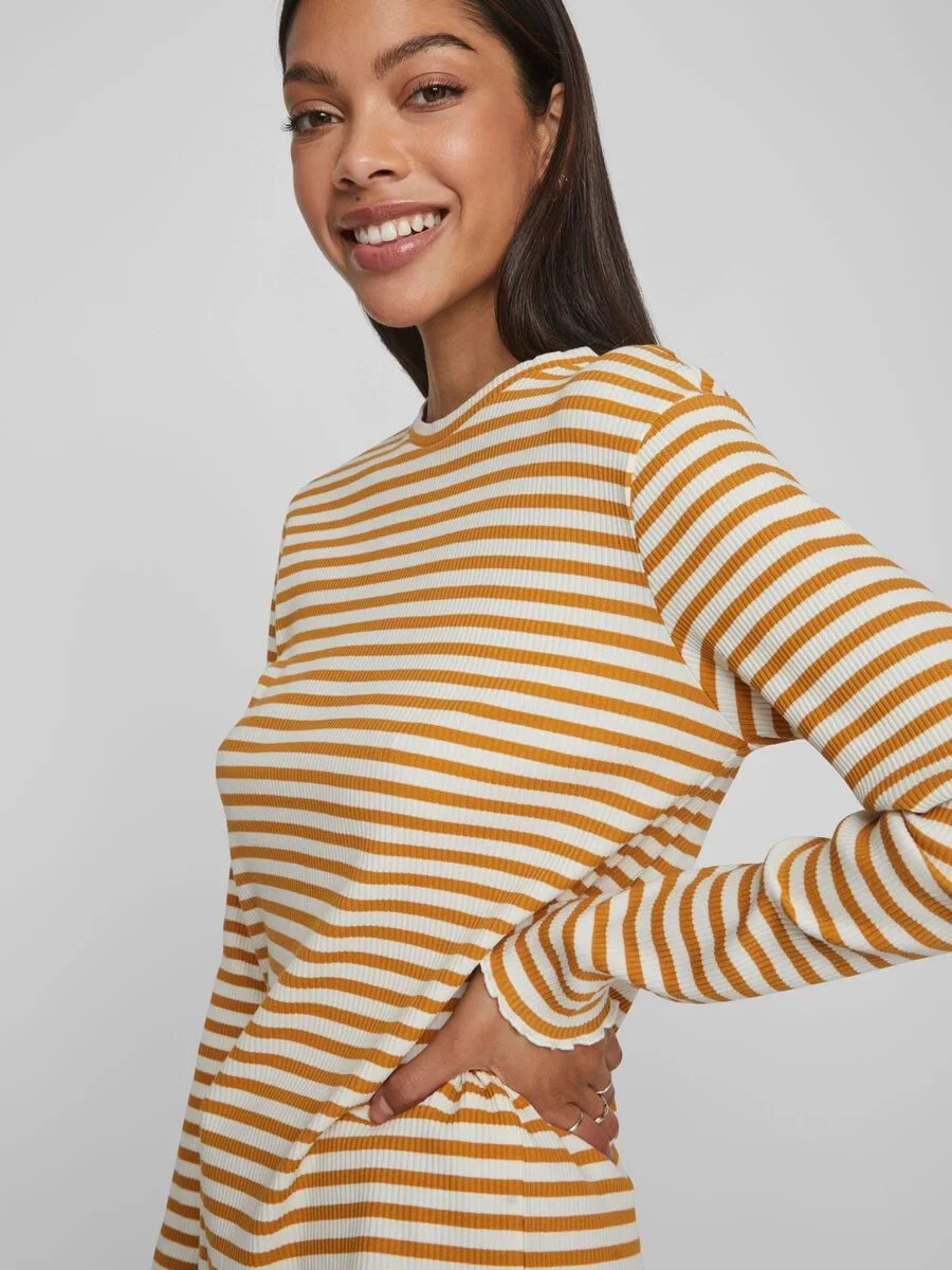VILA - VITHESSA O-NECK L/S TOP - NOOS VILA - VITHESSA O-NECK L/S TOP - NOOS