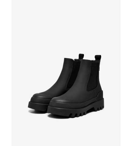 ONLY ONLDOJA-5 PU LONG BOOT - NOOS hoge laarzen zwart | wehkamp