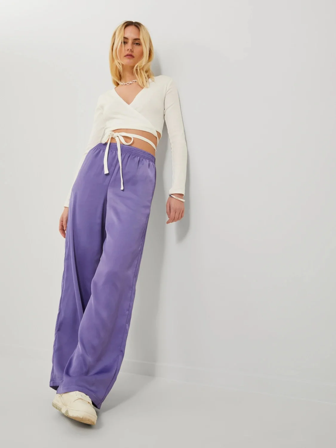 JJXX - JXKIRA REGULAR SATIN PANT NOOS JJXX - JXKIRA REGULAR SATIN PANT NOOS