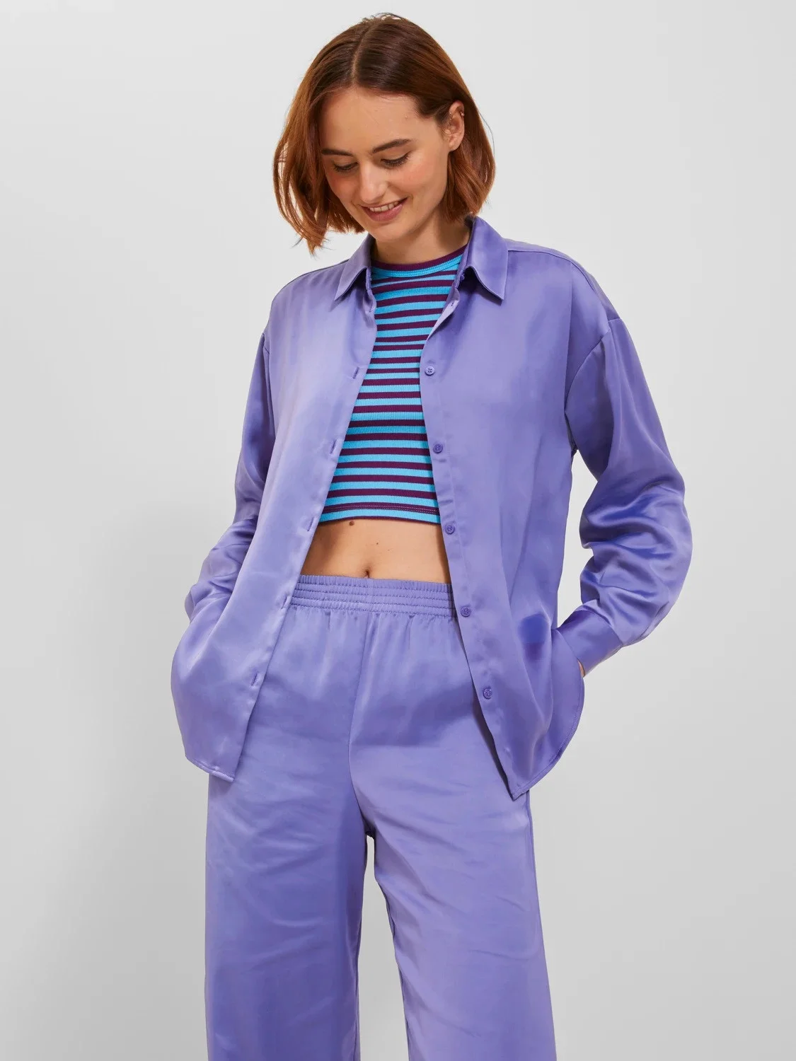 JJXX - JXLINK SATIN LS SHIRT WVN NOOS JJXX - JXLINK SATIN LS SHIRT WVN NOOS