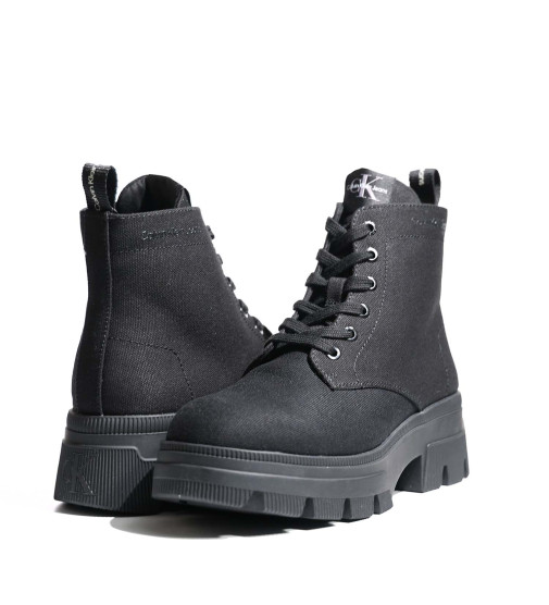 CALVIN KLEIN - CHUNKY COMBAT LACEUP BOOT CO Size 38
