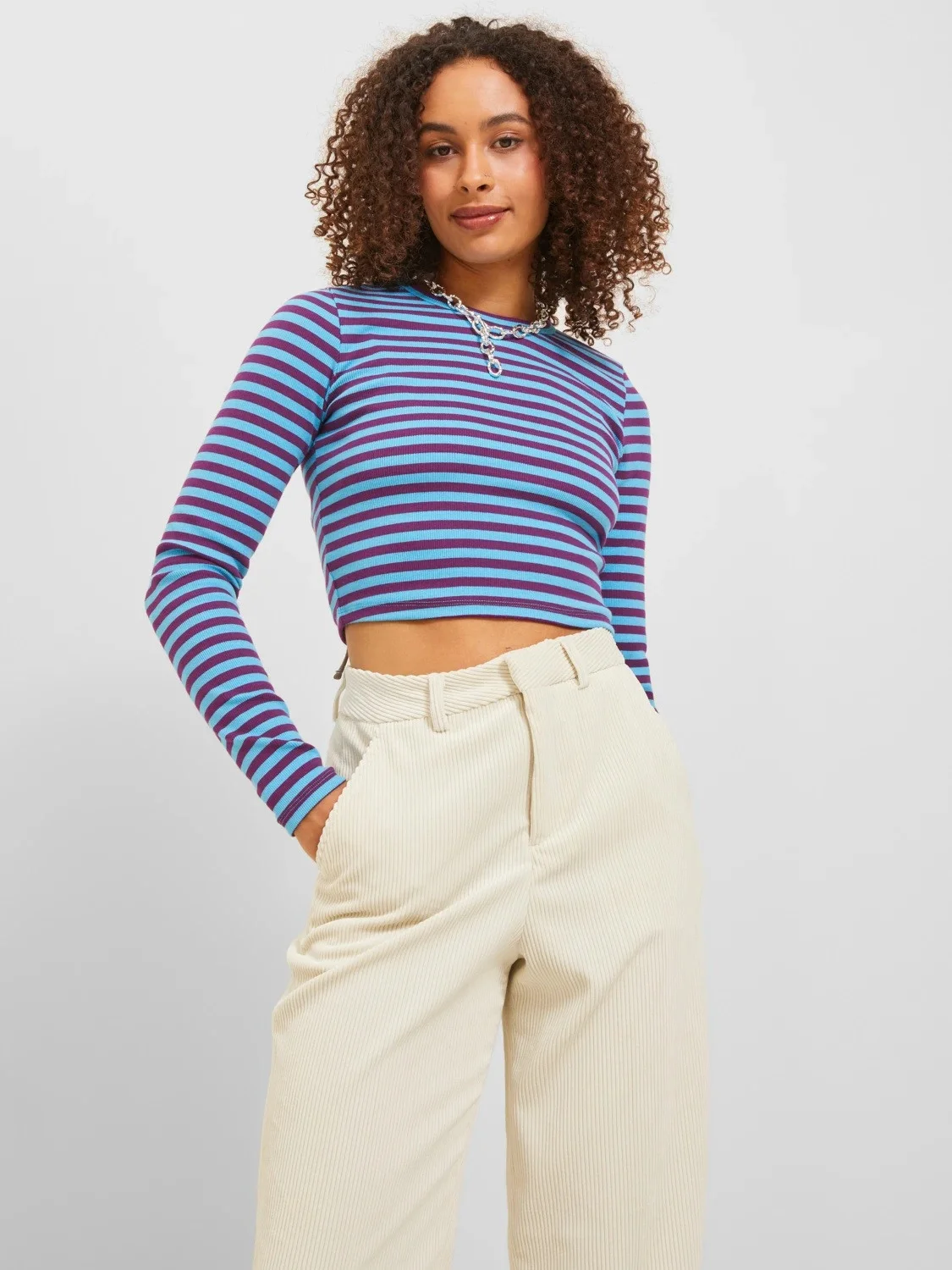 JJXX - JXFELINE STR LS STRIPE RIB TEE... JJXX - JXFELINE STR LS STRIPE RIB TEE...