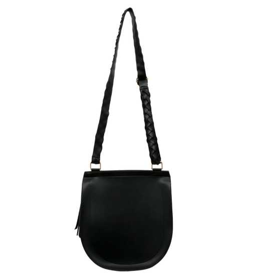 Dogo Women Vegan Leather Black Shoulder Bag Relationships Design