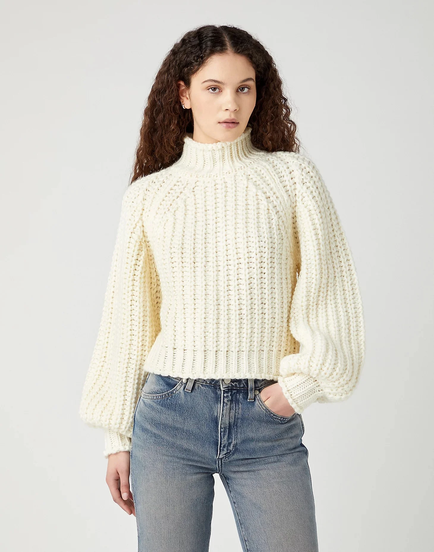 Wrangler - BALLOON SLEEVE SWEATER Wrangler - BALLOON SLEEVE SWEATER