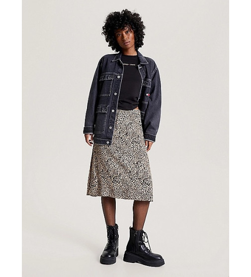 Tommy FLARE Size LEO Jeans SKIRT - S TJW