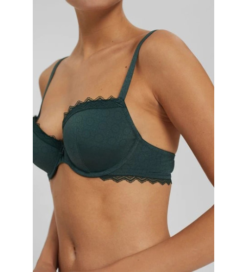 Esprit Half-padded underwire bra with lace