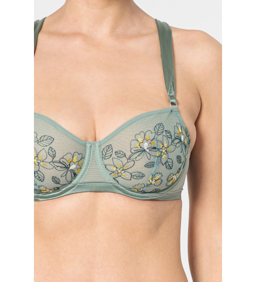 ESPRIT - Non-padded underwire bra with embroidery Size 70B