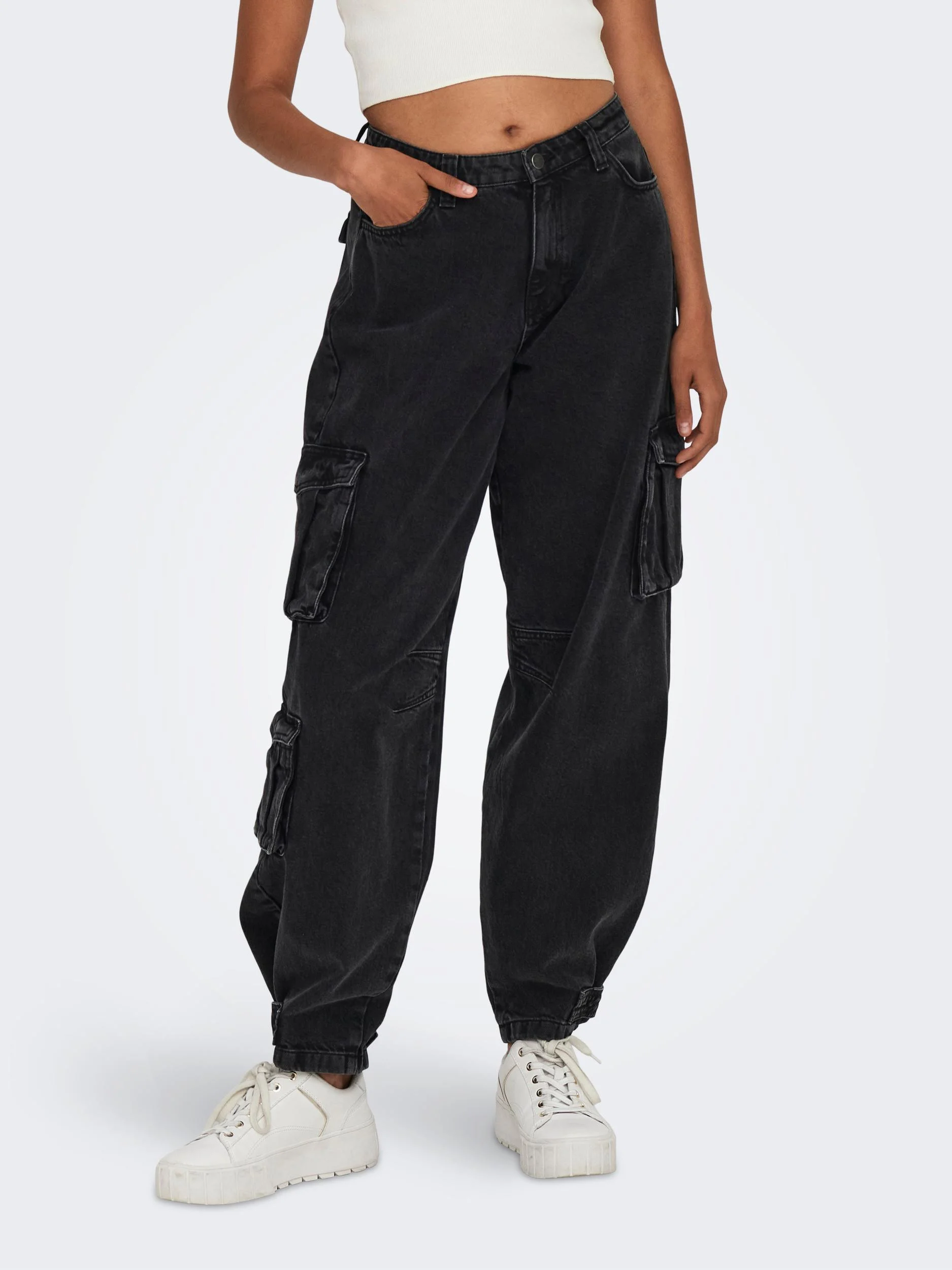 ONLY - ONLRIVER LW BOX CARGO RED DNM DOT ONLY - ONLRIVER LW BOX CARGO RED DNM DOT