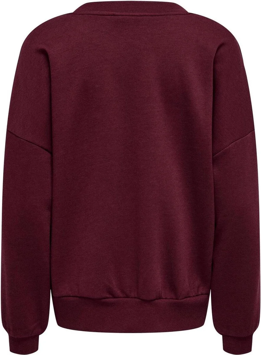 ONLY - ONLCALLIE L/S USA O-NECK BOX SWT ONLY - ONLCALLIE L/S USA O-NECK BOX SWT