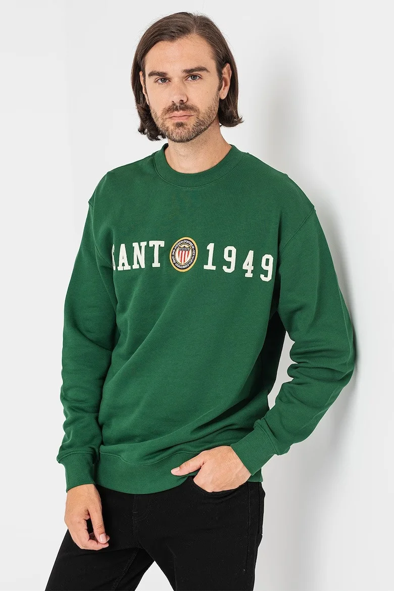 Gant - Gant Men's Sweatshirt Gray Gant - Gant Men's Sweatshirt Gray